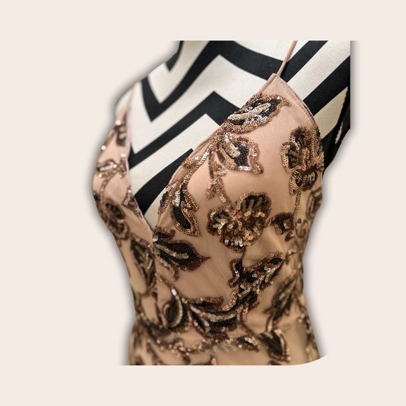 Soieblu Embellished Sequin Gown Unused - Picture 4 of 6